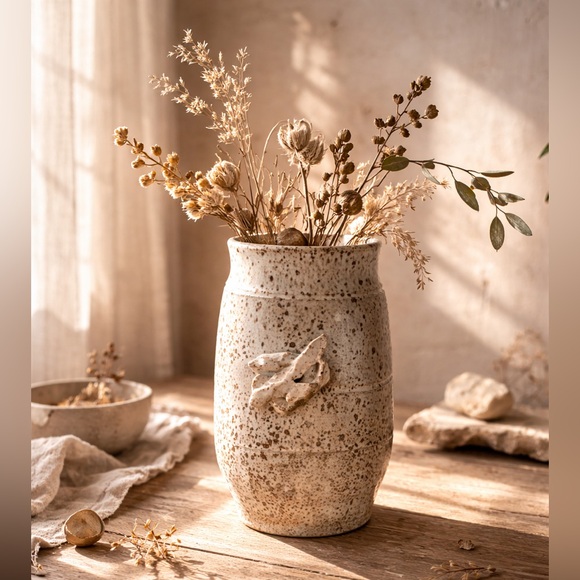 Handmade Other - Organic Sculptural | Weighted Studio Vase / Vessel